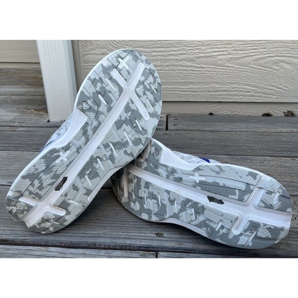 Salomon Aero Glide 2 Men's 10.5 Running Shoes White/Phantom/Spectrum Blue - Picture 8 of 11